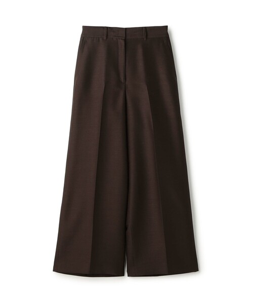 BALLSEY(ボールジィ)の「Diana タックレスワイドパンツ(その他パンツ・レディース・ダークブラウン/ライトピンク・36/34)」の1枚目の写真