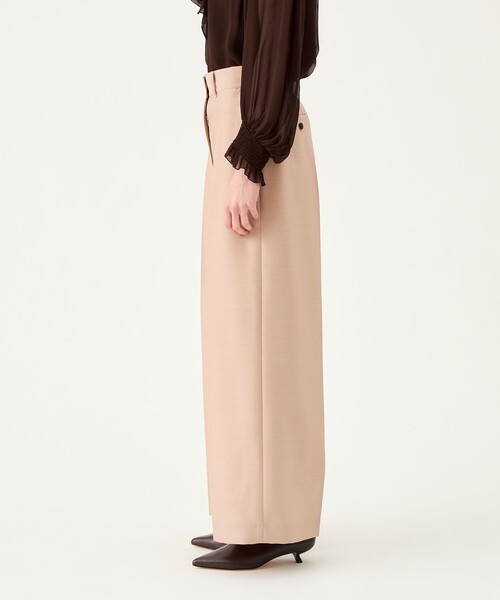 BALLSEY(ボールジィ)の「Diana タックレスワイドパンツ(その他パンツ・レディース・ダークブラウン/ライトピンク・36/34)」の5枚目の写真
