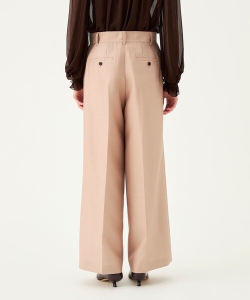 BALLSEY(ボールジィ)の「Diana タックレスワイドパンツ(その他パンツ・レディース・ダークブラウン/ライトピンク・36/34)」の6枚目の写真