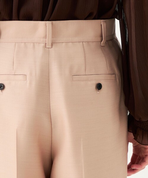 BALLSEY(ボールジィ)の「Diana タックレスワイドパンツ(その他パンツ・レディース・ダークブラウン/ライトピンク・36/34)」の8枚目の写真