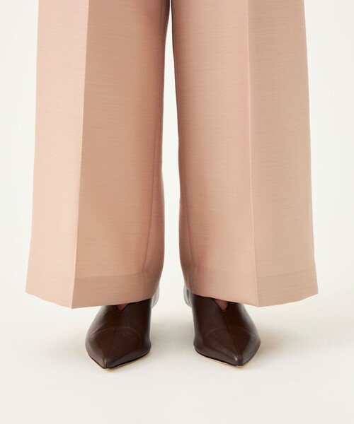 BALLSEY(ボールジィ)の「Diana タックレスワイドパンツ(その他パンツ・レディース・ダークブラウン/ライトピンク・36/34)」の10枚目の写真