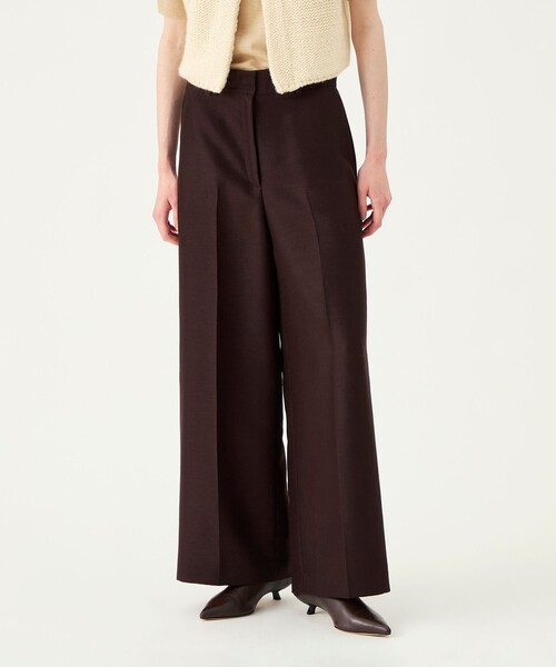 BALLSEY(ボールジィ)の「Diana タックレスワイドパンツ(その他パンツ・レディース・ダークブラウン/ライトピンク・36/34)」の13枚目の写真