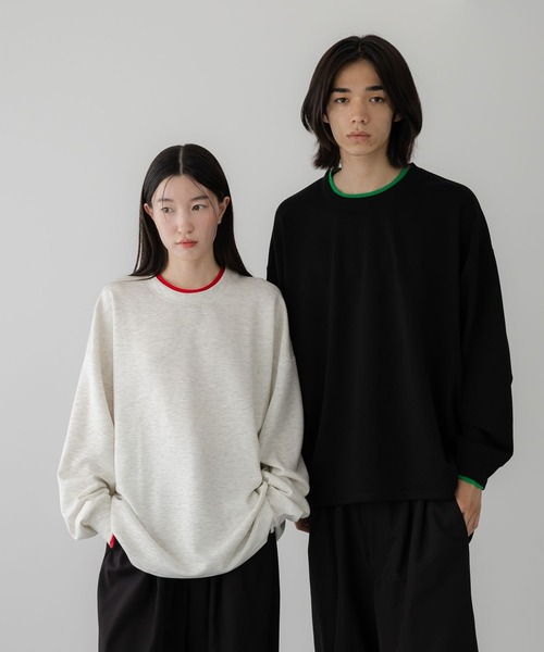 LOWRYS FARM(ローリーズファーム)の「【LFM(U)】TRPUワイドクルーネックTLS 1074429(Tシャツ/カットソー・メンズ・ホワイト/ブラック/その他1/その他2・MEDIUM/SMALL/LARGE)」の4枚目の写真