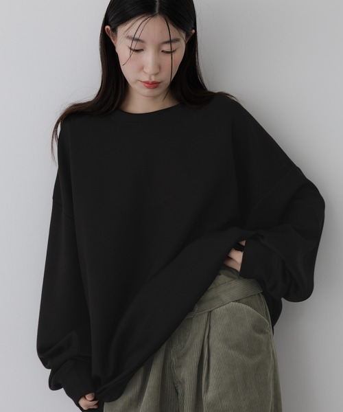 LOWRYS FARM(ローリーズファーム)の「【LFM(U)】TRPUワイドクルーネックTLS 1074429(Tシャツ/カットソー・メンズ・ホワイト/ブラック/その他1/その他2・MEDIUM/SMALL/LARGE)」の3枚目の写真