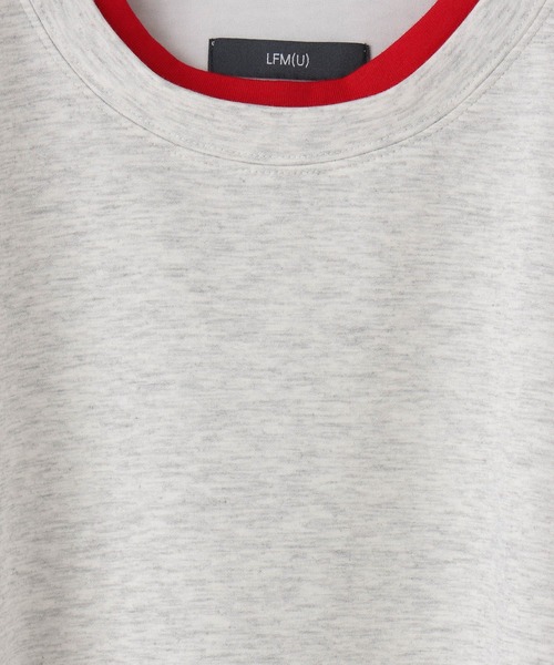 LOWRYS FARM(ローリーズファーム)の「【LFM(U)】TRPUワイドクルーネックTLS 1074429(Tシャツ/カットソー・メンズ・ホワイト/ブラック/その他1/その他2・MEDIUM/SMALL/LARGE)」の12枚目の写真