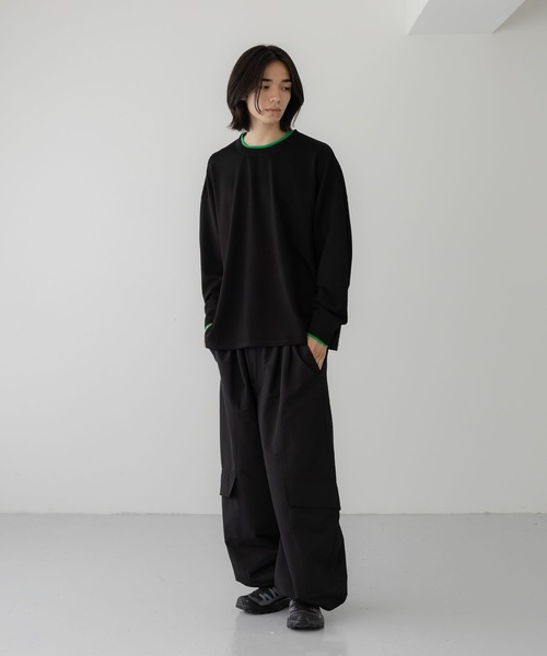 LOWRYS FARM(ローリーズファーム)の「【LFM(U)】TRPUワイドクルーネックTLS 1074429(Tシャツ/カットソー・メンズ・ホワイト/ブラック/その他1/その他2・MEDIUM/SMALL/LARGE)」の17枚目の写真