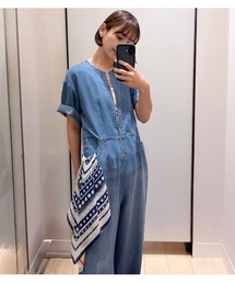 ソフトデニムジャンプスーツ / Soft Denim Jumpsuit