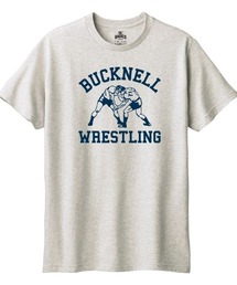 Ol' Basics（オール・ベーシックス） 半袖Tシャツ BUCKNELL ロゴ イラスト プリント 5.6オンス トップス カットソー メンズ ユニセックス