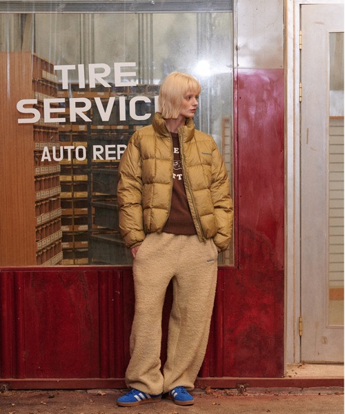 GREEN BUTTER(グリーンバター)の「TEDDY WOOL PANTS(スウェットパンツ・レディース・ブルー/ブラウン/ベージュ・FREE)」の14枚目の写真