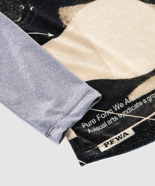 YOHEI OHNO(ヨウヘイオオノ)の「Graphic Mesh Velour Top(Tシャツ/カットソー・レディース・A/D/B/C・36)」の7枚目の写真