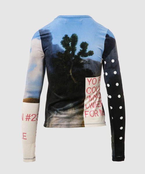 YOHEI OHNO(ヨウヘイオオノ)の「Graphic Mesh Velour Top(Tシャツ/カットソー・レディース・A/D/B/C・36)」の15枚目の写真
