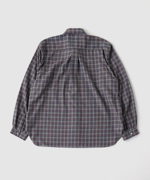MATSUFUJI(マツフジ)の「MATSUFUJI / マツフジ VINTAGE FABRIC UTILITY SHIRT(シャツ/ブラウス・メンズ・チャコールグレー・3/2)」の2枚目の写真