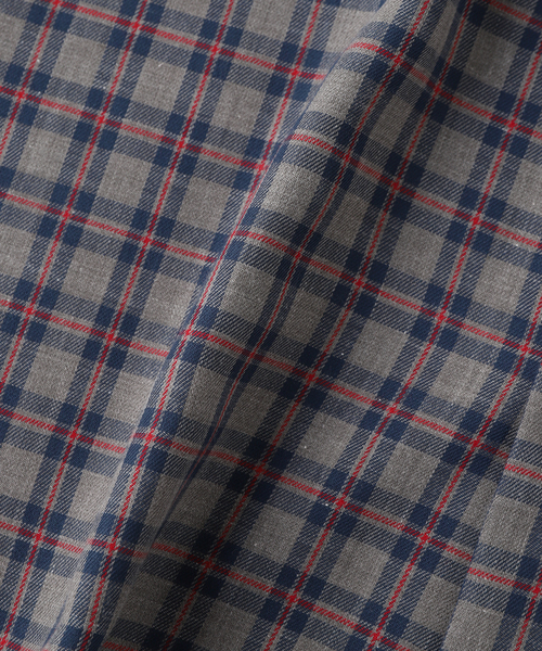 MATSUFUJI(マツフジ)の「MATSUFUJI / マツフジ VINTAGE FABRIC UTILITY SHIRT(シャツ/ブラウス・メンズ・チャコールグレー・3/2)」の6枚目の写真