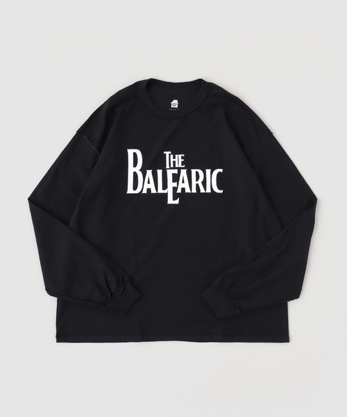 is-ness(イズネス)の「ISNESS MUSIC / イズネス ミュージック BALEARIC LS T-SHIRT(Tシャツ/カットソー・メンズ・ホワイト/ブラック・FREE)」の1枚目の写真