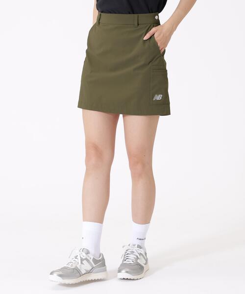 New Balance Golf(ニューバランスゴルフ)の「【new balance golf】撥水 カーゴスカート (WOMENS)(スカート・レディース・カーキオリーブ/ブラック・SMALL/LARGE/MEDIUM)」の2枚目の写真
