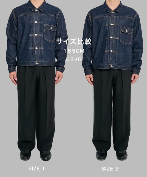 PUBLIC TOKYO（パブリックトウキョウ）の「【ZOZO限定26AW先行予約】セルビッチ デニム ジャケット（ブルゾン・メンズ・ダークインディゴブルー・1/2/3）」の14枚目の写真