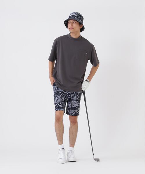 Jack Bunny!!(ジャックバニー)の「タックリバー半袖モックネックカットソー(Tシャツ/カットソー・メンズ・ネイビー/ホワイト/グレー・LARGE/X-LARGE/MEDIUM)」の10枚目の写真