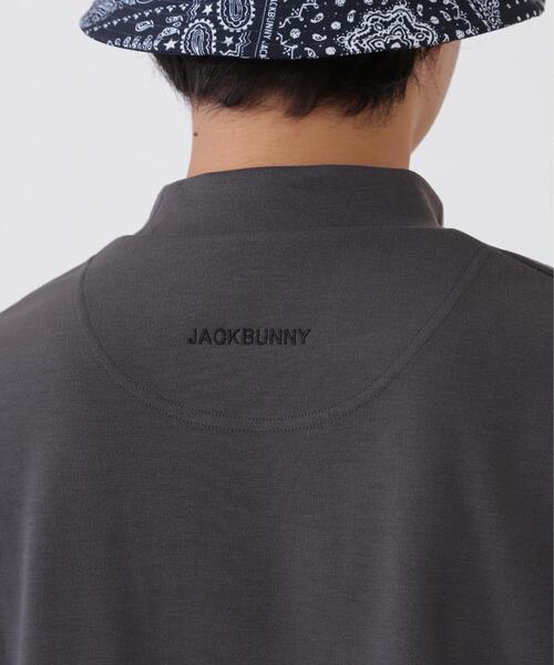 Jack Bunny!!(ジャックバニー)の「タックリバー半袖モックネックカットソー(Tシャツ/カットソー・メンズ・ネイビー/ホワイト/グレー・LARGE/X-LARGE/MEDIUM)」の19枚目の写真