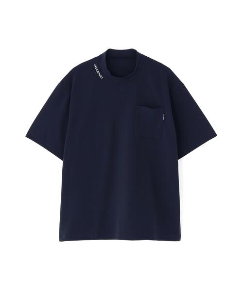 Jack Bunny!!(ジャックバニー)の「タックリバー半袖モックネックカットソー(Tシャツ/カットソー・メンズ・ネイビー/ホワイト/グレー・LARGE/X-LARGE/MEDIUM)」の8枚目の写真
