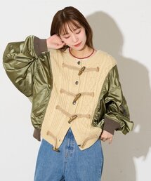 etsinta（エシンタ）の「【etsinta】ニット切替MA1（MA-1）」