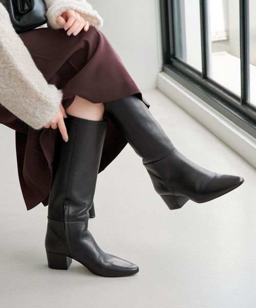 JVAM(ジェーヴィエーエム)の「JVAM/ジェイヴィエーエム LONG BOOTS ブーツ 40731(ブーツ・レディース・ブラウン/ブラック・39/37/38/36)」の1枚目の写真