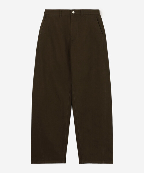 ORCIVAL(オーシバル)の「ORCIVAL | コットンドライツイル ワイドカーブパンツ MEN(その他パンツ・メンズ・ベージュ/ダークブラウン・4/3/5)」の4枚目の写真