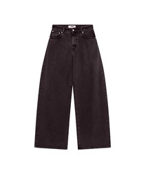 MSGM（エムエスジーエム）の「ウォッシュドカラーデニム ワイドパンツ（デニムパンツ）」