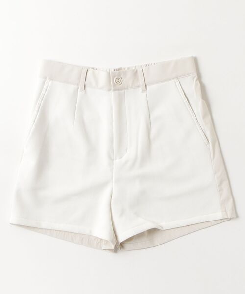 VIVA HEART(ビバハート)の「【VIVA HEART/GOLF】 ワッフルコンビ ショートパンツ(その他パンツ・レディース・ホワイト/ブラウン/ブラック・38/42/40)」の1枚目の写真