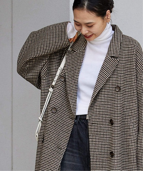 JOURNAL STANDARD（ジャーナルスタンダード）の「《追加》スーパー120ビーバーリバージャコット（その他アウター・レディース・チャコールグレー/ブラック系その他・FREE）」の13枚目の写真