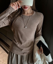 GLAMOROUS JANE（グラマラスジェーン）の「クルーネック長袖ニットソー（ニット/セーター）」