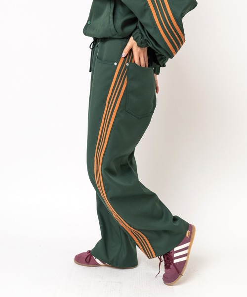 RNA(アールエヌエー)の「R4514 トラック5ポケットパンツ(デニムパンツ・レディース・チャコール/グリーン・MEDIUM)」の4枚目の写真