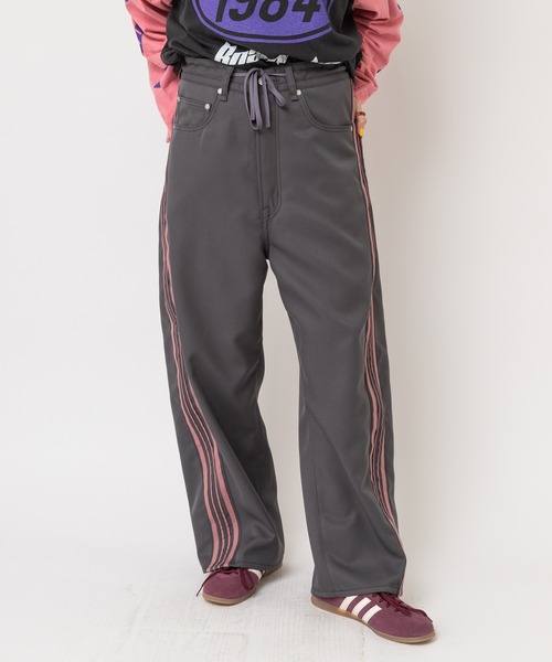 RNA(アールエヌエー)の「R4514 トラック5ポケットパンツ(デニムパンツ・レディース・チャコール/グリーン・MEDIUM)」の7枚目の写真
