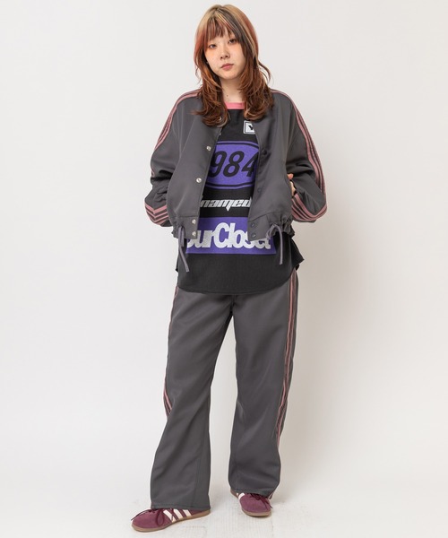 RNA(アールエヌエー)の「R4514 トラック5ポケットパンツ(デニムパンツ・レディース・チャコール/グリーン・MEDIUM)」の14枚目の写真