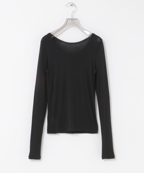 URBAN RESEARCH(アーバンリサーチ)の「new basic UNDER LAYER 2WAY TOPS(Tシャツ/カットソー・レディース・ブラック/ブルー/アイボリー・FREE)」の8枚目の写真