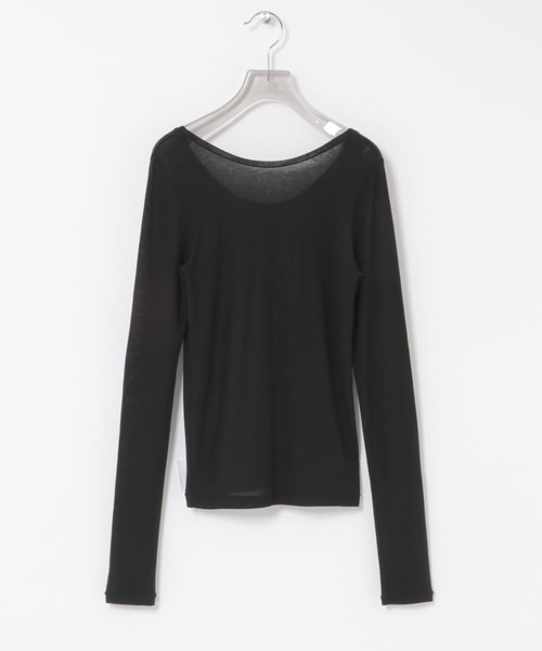 URBAN RESEARCH(アーバンリサーチ)の「new basic UNDER LAYER 2WAY TOPS(Tシャツ/カットソー・レディース・ブラック/ブルー/アイボリー・FREE)」の9枚目の写真