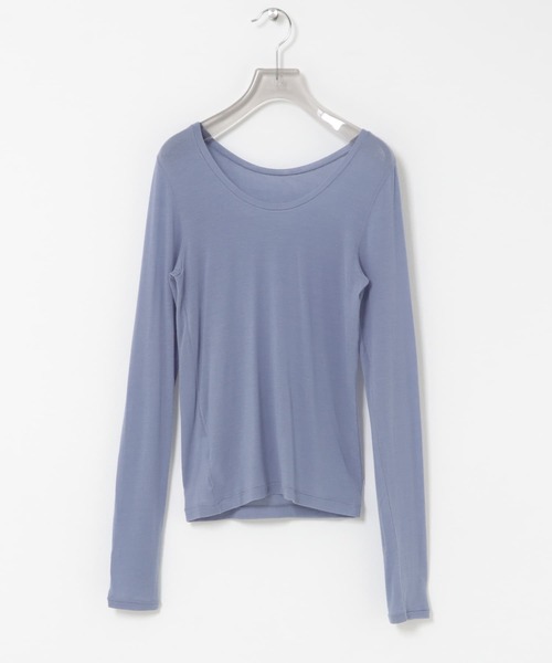 URBAN RESEARCH(アーバンリサーチ)の「new basic UNDER LAYER 2WAY TOPS(Tシャツ/カットソー・レディース・ブラック/ブルー/アイボリー・FREE)」の11枚目の写真