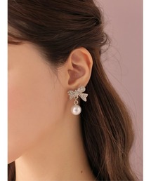 Bijou ribbon ear jewelry(eme10878)