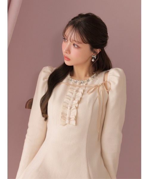 M me eme（エムミーエメ）の「Bijou ribbon ear jewelry(eme10878)（イヤリング・レディース・ゴールド/シルバー・FREE）」の11枚目の写真