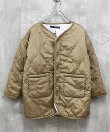 Universal Style Wear（ユニバーサルスタイルウェア）の「キッズ 裏ボアキルティングジャケット（ノーカラージャケット）」