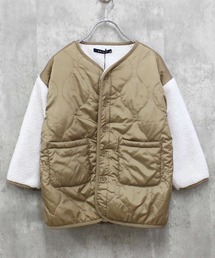 Universal Style Wear（ユニバーサルスタイルウェア）の「キッズ 裏ボアキルティングジャケット（ノーカラージャケット）」