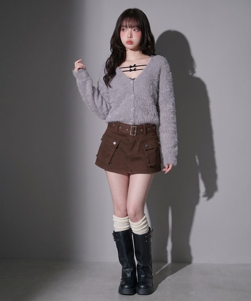 Diable baiser(ディアブルベーゼ)の「厚底ジップカバーロングブーツ(ブーツ・レディース・ブラック・24cm/23cm)」の14枚目の写真