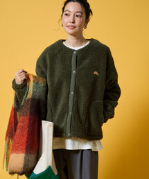 限定展開 KELTY × FREAK'S STORE/ケルティ 別注 ボア スナップ ボタン カーディガン
