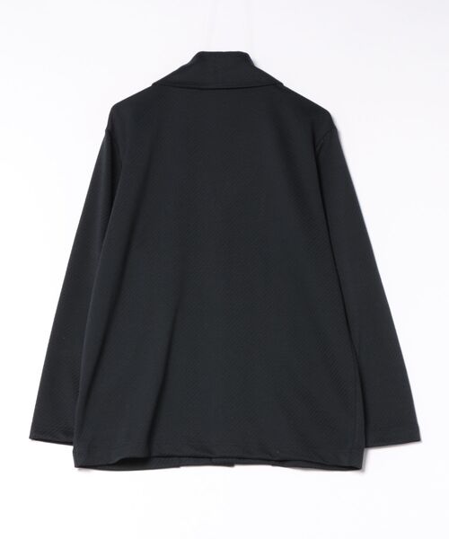 TAKA-Q(タカキュー)の「カーディガン メンズ 長袖 ストレッチ ショールカラー ボタン カットアウター ややゆったり ジャガード マルチツイル(カーディガン/ボレロ・メンズ・ネイビー/ボルドー・MEDIUM/LARGE/X-LARGE)」の3枚目の写真