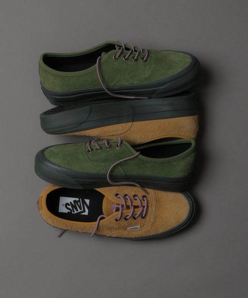 VANS(バンズ)の「VANS / ヴァンズ PREMIUM オーセンティック フィールド(スニーカー・メンズ・ダークグリーン/キャメル・28cm/27cm/26cm)」の3枚目の写真