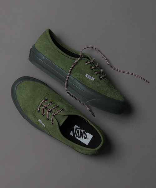 VANS(バンズ)の「VANS / ヴァンズ PREMIUM オーセンティック フィールド(スニーカー・メンズ・ダークグリーン/キャメル・28cm/27cm/26cm)」の6枚目の写真