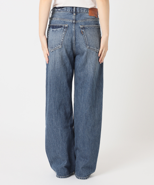 OUTDOOR PRODUCTS(アウトドアプロダクツ)の「Cozue Ninomiya ex ULT DENIM TRUCKER PANTS(デニムパンツ・レディース・ブルー・34/36/38/40)」の14枚目の写真