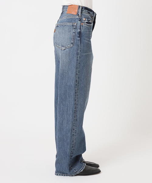 OUTDOOR PRODUCTS(アウトドアプロダクツ)の「Cozue Ninomiya ex ULT DENIM TRUCKER PANTS(デニムパンツ・レディース・ブルー・34/36/38/40)」の15枚目の写真