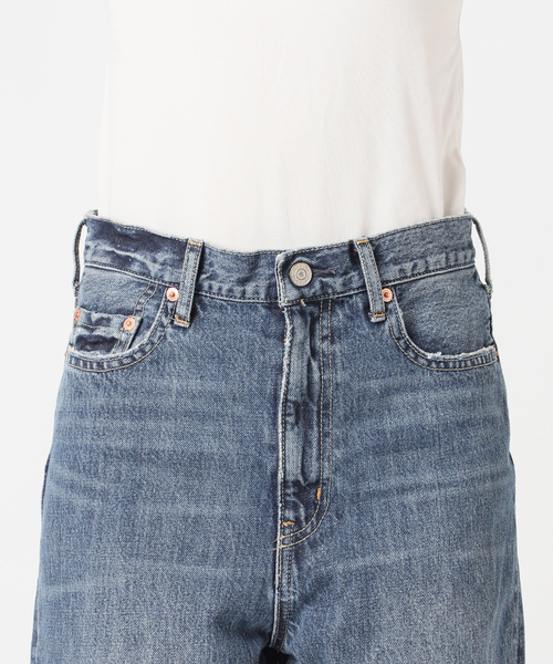 OUTDOOR PRODUCTS(アウトドアプロダクツ)の「Cozue Ninomiya ex ULT DENIM TRUCKER PANTS(デニムパンツ・レディース・ブルー・34/36/38/40)」の16枚目の写真