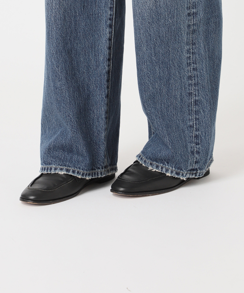 OUTDOOR PRODUCTS(アウトドアプロダクツ)の「Cozue Ninomiya ex ULT DENIM TRUCKER PANTS(デニムパンツ・レディース・ブルー・34/36/38/40)」の19枚目の写真