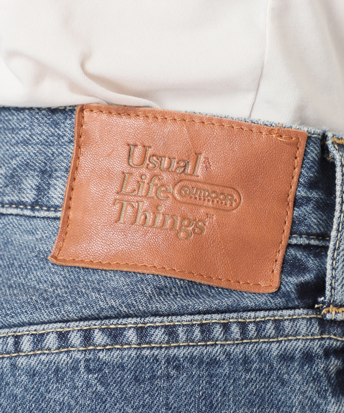 OUTDOOR PRODUCTS(アウトドアプロダクツ)の「Cozue Ninomiya ex ULT DENIM TRUCKER PANTS(デニムパンツ・レディース・ブルー・34/36/38/40)」の22枚目の写真